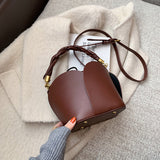 Fashion Messenger Retro Single Shoulder Bucket Bag