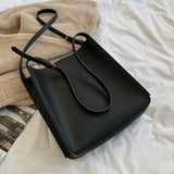 All-match Single Shoulder Texture Tote Bag