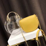 Chain Shoulder Transparent Handbag Bag