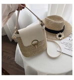 New Simple Straw shoulder Beach Bag