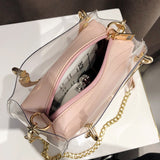 Chain Shoulder Transparent Handbag Bag