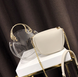 Chain Shoulder Transparent Handbag Bag