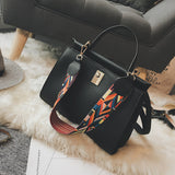 Single Shoulder Strap Color Fashion Leisure Handbag Bag