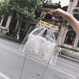 Transparent Spangle Bag