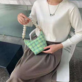 Pearl Fabric Handbag Bag