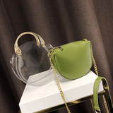 Chain Shoulder Transparent Handbag Bag