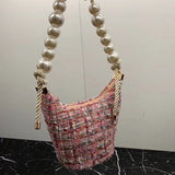 Pearl Fabric Handbag Bag