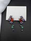 AndQ Broken Flower Drop Earrings