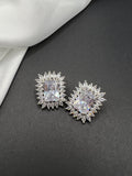 AndQ BlingBling Square Zircon Studs Earrings