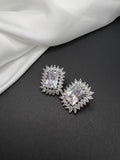 AndQ BlingBling Square Zircon Studs Earrings