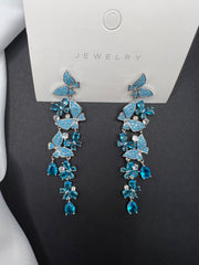 AndQ Blue Butterflies Earrings