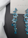 AndQ Blue Butterflies Earrings