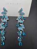 AndQ Blue Butterflies Earrings