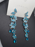 AndQ Blue Butterflies Earrings