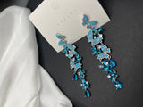 AndQ Blue Butterflies Earrings