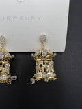 AndQ Merry-Go-Around Zircon Earrings