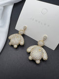 AndQ Zircon Cute Baymax Earrings