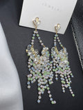 AndQ Handmade Beads Tassels Earrings