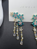 AndQ Flowers Tassels Earrings